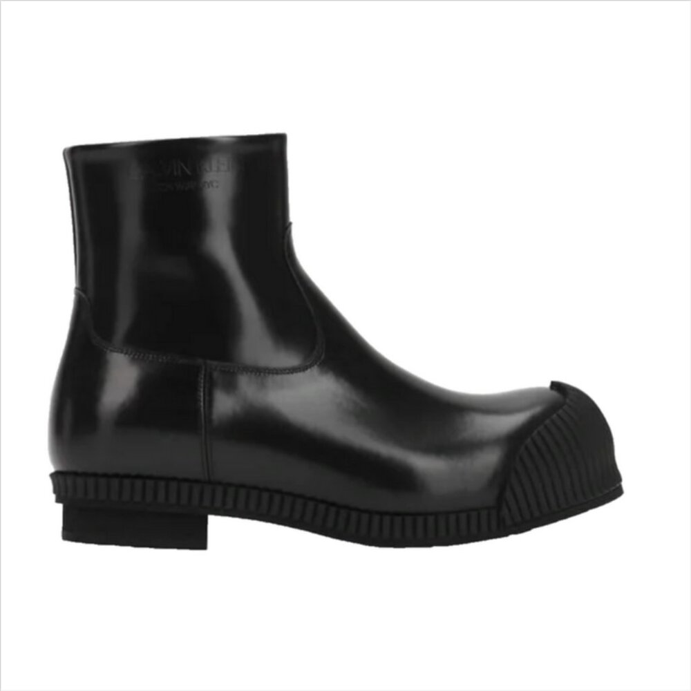 Calvin Klein 205W39NYC Dense Spazzolato Leather Boots